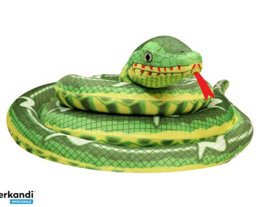 Grüne Schlange Plüsch Maskottchen 400 cm