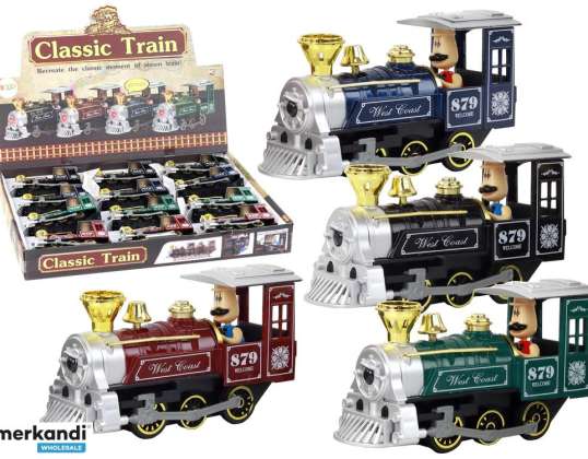 Locomotive With Drive Steam Engine Train Mix Aluminum Sound Light