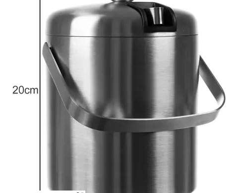 Ice Bucket with Tongs and Spoon Ruhhy 21159