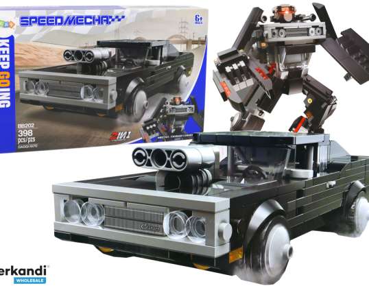 Building Blocks Vehicle Auto Transformation Robot 2in1