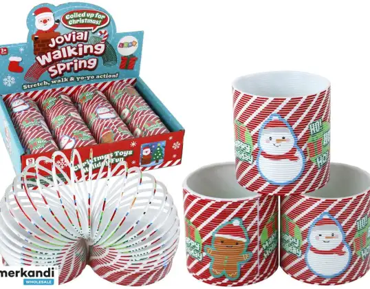 Icônico primavera Branco e Vermelho Natal Tema Relaxamento 6CM