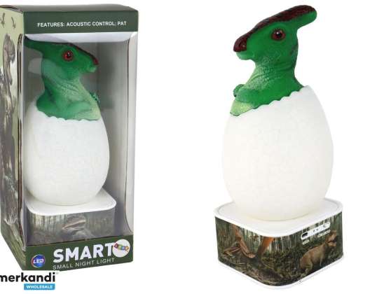 LED naktinė šviesa dinozauras Parasaurolophus Micro USB