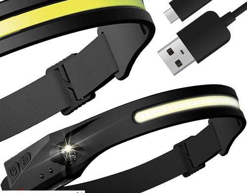LED USB priekinis žibintas Trizand 21652