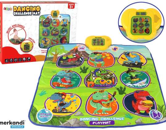 Dinosaur Motif Dancing Mat 90cm x 86cm