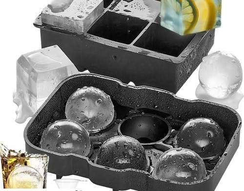 Siliconimuotti 2-in-1 kuutio ja pallo Ruhhy 21270