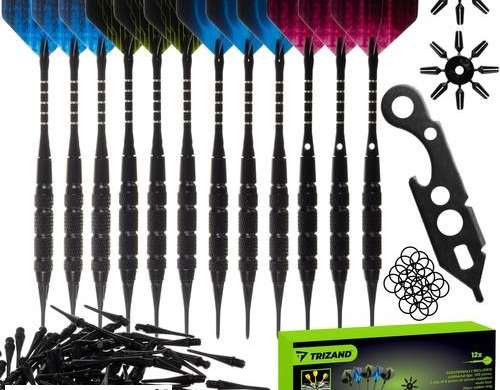 Darts komplekts 12gab piederumi Trizand 21629