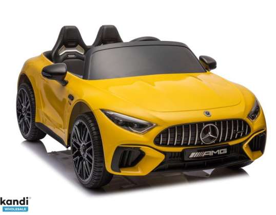 Mercedes AMG SL63 Yellow Painted Battery Car
