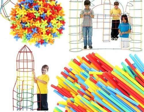 Blocks   Straws   Set 408pcs 22408
