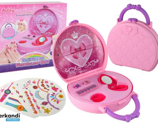 Beauty Set Suitcase with Accessories Rings Tattoos