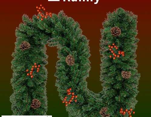Weihnachtsgirlande 1m Ruhhy 22327
