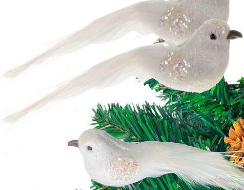 Christbaumkugeln Vögel 2 Stück Ruhhy 22338