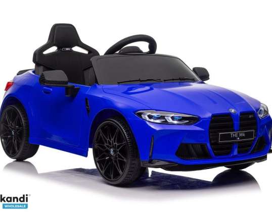 BMW M4 Batterieauto blau lackiert
