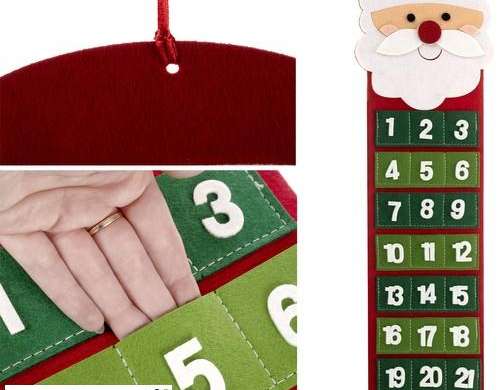 Hanging Advent Calendar Ruhhy 22252