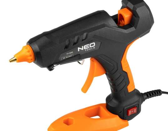 Sett: limpistol 11 mm 60/100W 12 limstifter 3 fingerbeskyttere etui