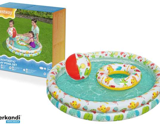 Φουσκωτό Σετ Πισίνας 3σε1 Ball Circle 122 x 20 cm Bestway 51124