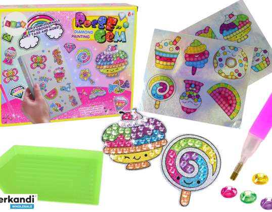 DIY Diamond Stickers Set Sweets Colorful Stickers