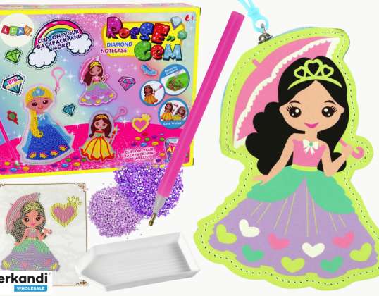 DIY Sticking Helmet Set Princess Avaimenperä Tasku