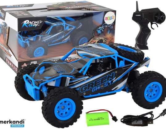 Voiture Tout Terrain Télécommandée R/C 1:24 Bleue