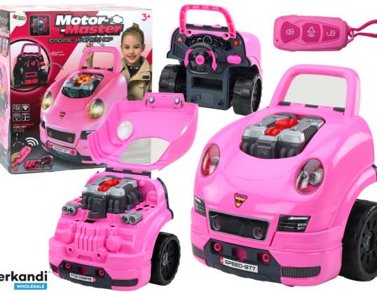 Werkstatt-Automotor-Demontage-DIY-Kit Pink