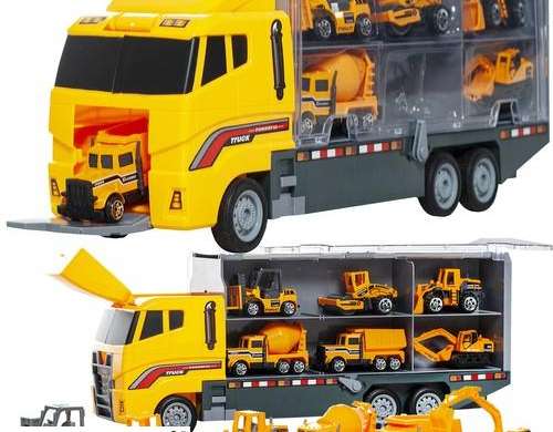 Set tovorna vozila TIR z 6 avtomobili 22481