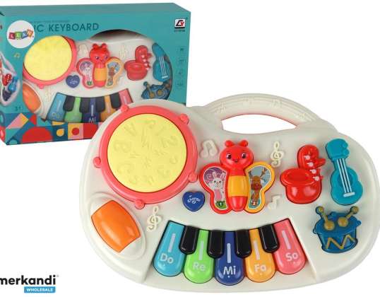 Educational Piano Keys Instruments Butterflies Educational Musical Panel
