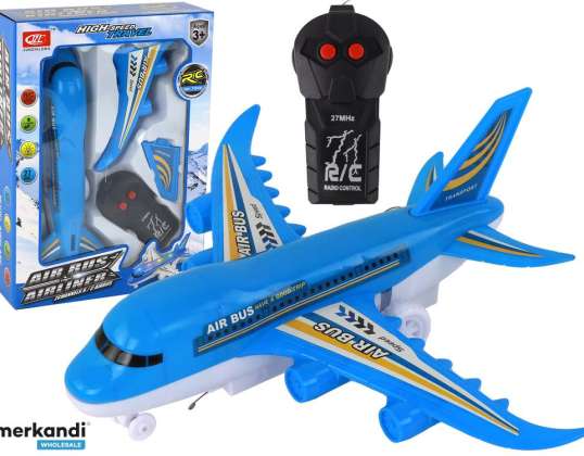 Afstandsbediening Vliegtuig RC Lights Blauw DIY