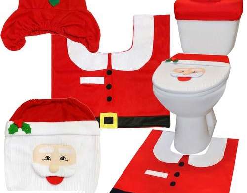 Tapis de salle de bain Set de Noël Ruhhy 22360