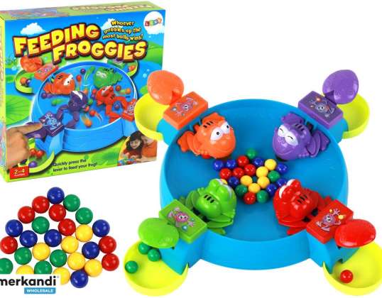 Arcade-Spiel Hungrige Frösche füttern Froschbälle