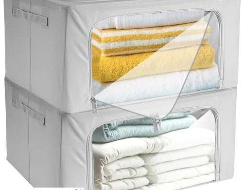 Housse de linge 40x30x20cm 2 pièces. Ruhhy 22930