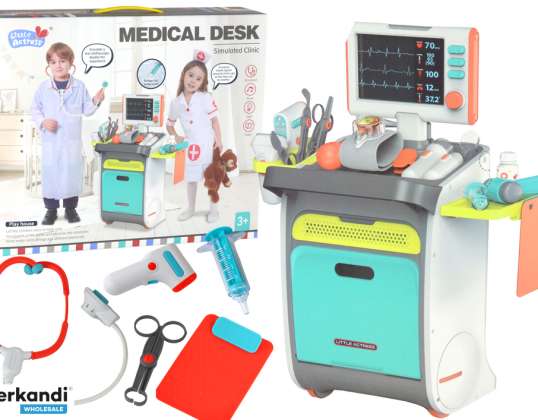 Little Doctor set Doctor Trolley Acessórios de ECG de raio X