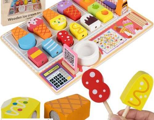 Wooden Ice Cream Shop Kruzzel 22494
