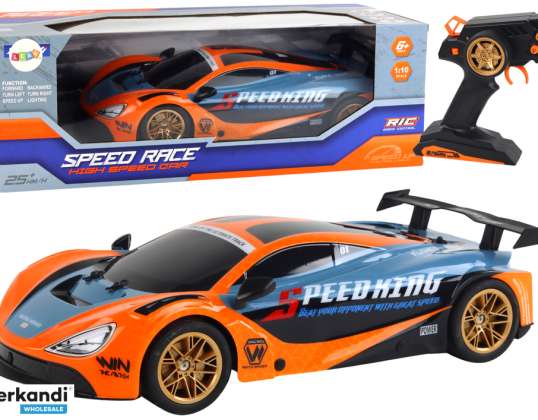 Large RC sports car 1:10 orange