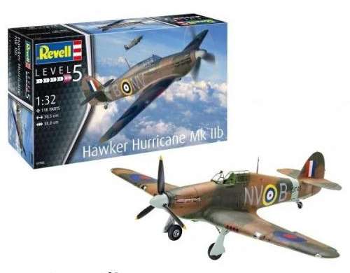 Plastic model kit Hawker Hurricane Mk IIB 1/32