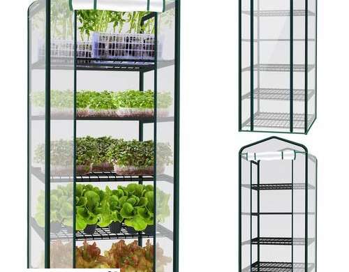 Mini Foil Greenhouse 5 Shelves 23359