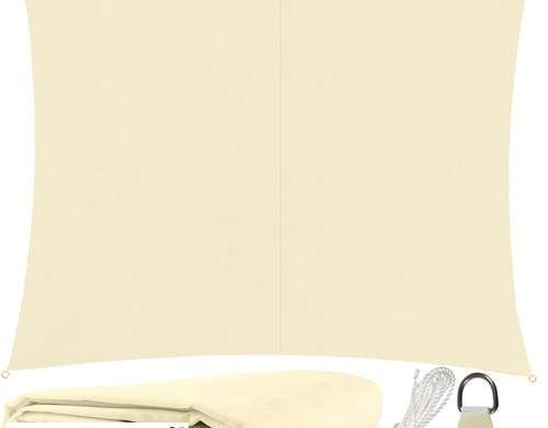 Sun Shade Sail 3x2m Beige Gardlov 23163