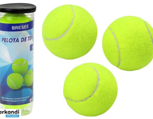 Tennisballer Tennisball Gul Sett med 3 stk.