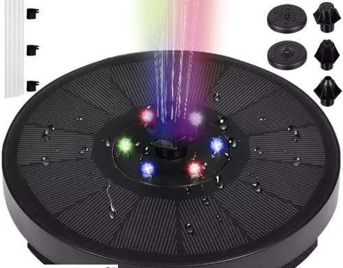 Fontaine solaire de jardin LED Gardlov 23227