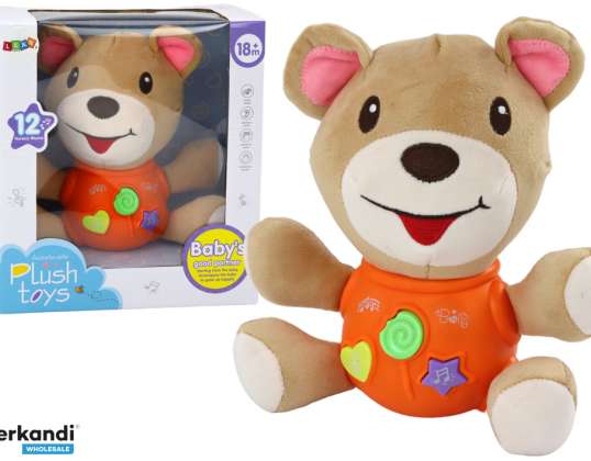 Osito de peluche interactivo Naranja Jugando 23 cm