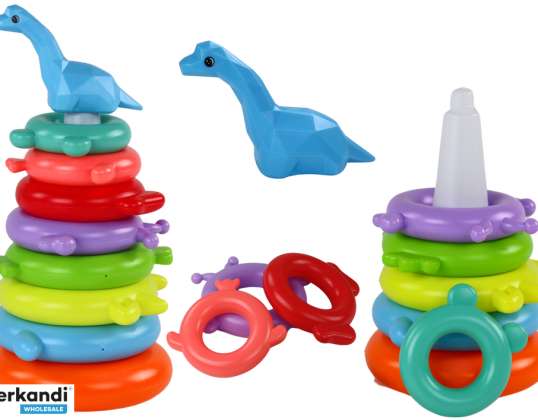 Pyramid Giraffe Jigsaw Puzzle 8 Circles Colorful 29cm x 14cm x 14cm