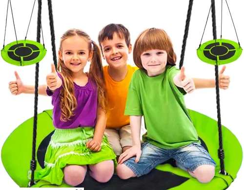 Salıncak leylek yuvası 100cm yeşil cazibe 23514