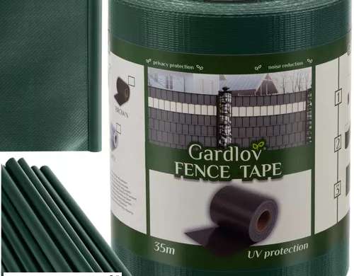 Grüne Zaunband 19cmx35m 450g/m2 23699