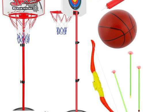 Spil sæt basketball og skydetorn 23415