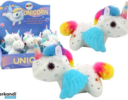 Einhorn Pferd Plüsch Pull-On Springen Weiß