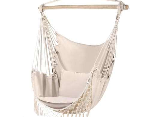 Hamak brasilianischer Stuhl beige Gardlov 23670