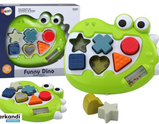 Sorter Dinosaur Sensorisk Spillende Melodier Puslespill For De Yngste