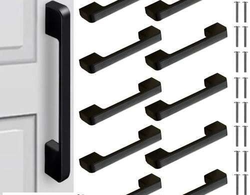 Black Furniture Handle 10pcs. Ruhhy 24190