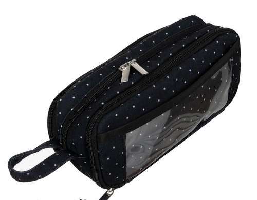 Trousse triple dépliable noire Maaleo 24511