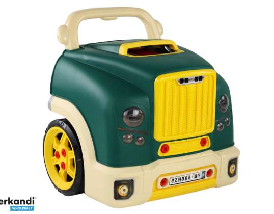 Werkstatt Motor Demontage LKW Bausatz Grün