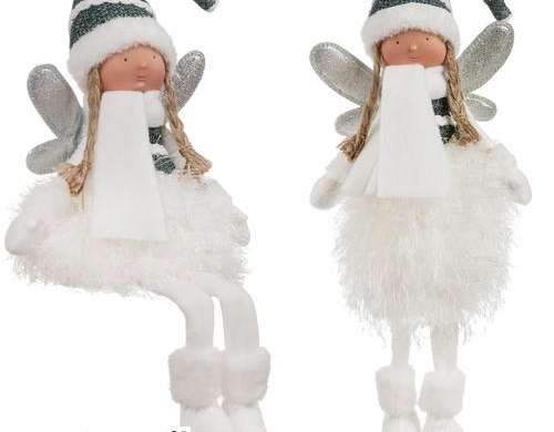 Sittende Alv Julefigur Ruhhy 22339