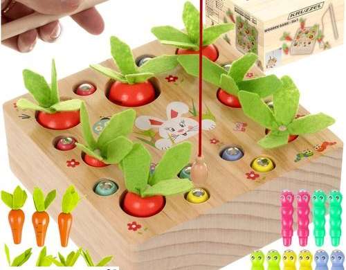 Деревянная игра 2в1 Kruzzel 24745